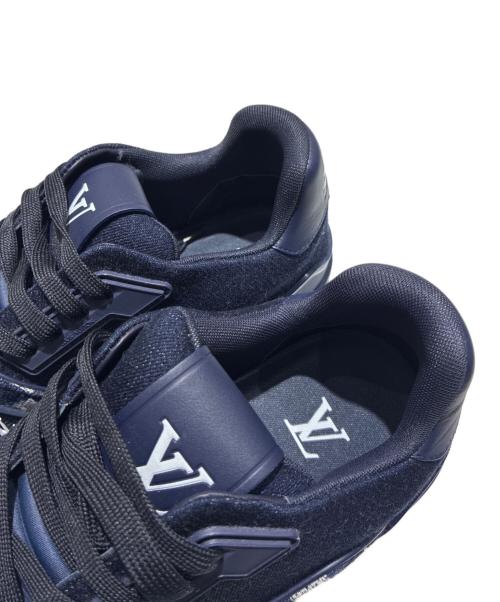LOUIS VUITTON（ルイ ヴィトン）LOUIS VUITTON (ルイ ヴィトン) NIGO (二ゴー) LV Trainer Sneakers/LVトレイナースニーカー/1AIKSA ネイビー サイズ:7 1/2の古着・服飾アイテム