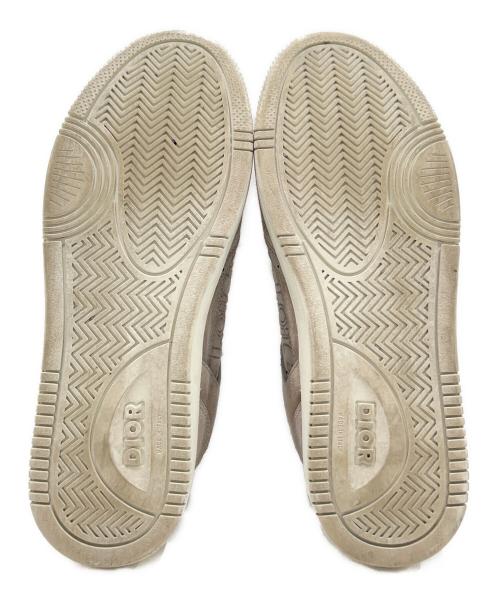 Christian Dior（クリスチャン ディオール）Christian Dior (クリスチャン ディオール) B27アップタウンロートップスニーカ/レザースニーカー ライトグレー サイズ:42の古着・服飾アイテム