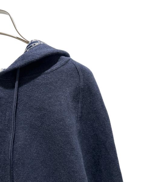 Christian Dior（クリスチャン ディオール）Christian Dior (クリスチャン ディオール) フード付き トラックジャケット/113M221AT225_C585 ネイビー×ホワイト サイズ:XLの古着・服飾アイテム