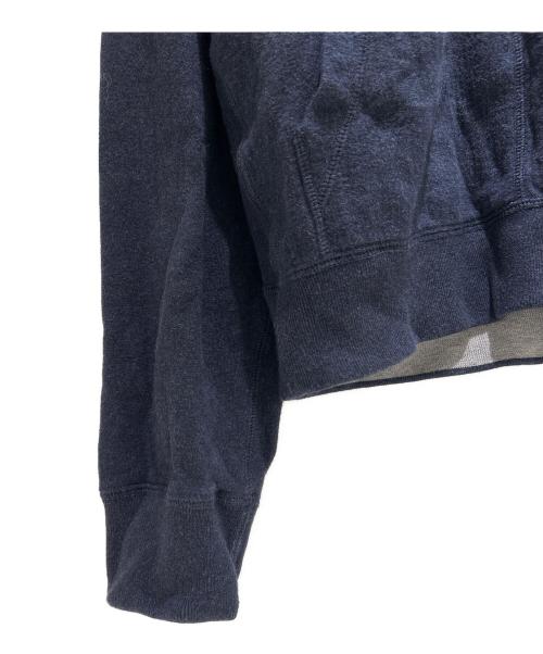 Christian Dior（クリスチャン ディオール）Christian Dior (クリスチャン ディオール) フード付き トラックジャケット/113M221AT225_C585 ネイビー×ホワイト サイズ:XLの古着・服飾アイテム