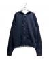 Christian Dior（クリスチャン ディオール）の古着「フード付き トラックジャケット/113M221AT225_C585」｜ネイビー×ホワイト