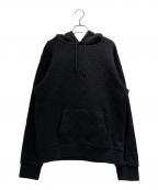 Diorディオール）の古着「オブリークドローストリングフーディ/513J626A0978」｜ブラック