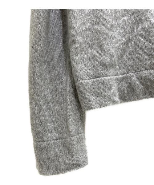 Dior（ディオール）Dior (ディオール) Cashmere Logo Knit Sweater/カシミヤロゴニット/243M645AT474 ライトグレー サイズ:XLの古着・服飾アイテム