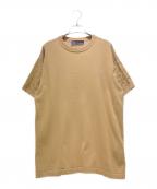 LOUIS VUITTONルイ ヴィトン）の古着「スリーブモノグラムニットTシャツ/RM242MQZ34HQN40W」｜ベージュ