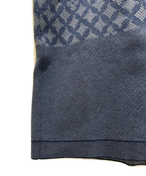 LOUIS VUITTON（ルイ ヴィトン）LOUIS VUITTON (ルイ ヴィトン) x NIGOコラボ Short-Sleeved Knitted Crewneck ブルー サイズ:L 未使用品の古着・服飾アイテム