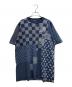 LOUIS VUITTON（ルイ ヴィトン）の古着「x NIGOコラボ Short-Sleeved Knitted Crewneck」｜ブルー