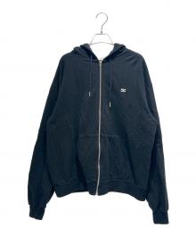 CELINE（セリーヌ）の古着「Triomphe Loose Fit Hoodie/トリオンフルーズフーディー/2Y36D4501.38AW」｜ブラック