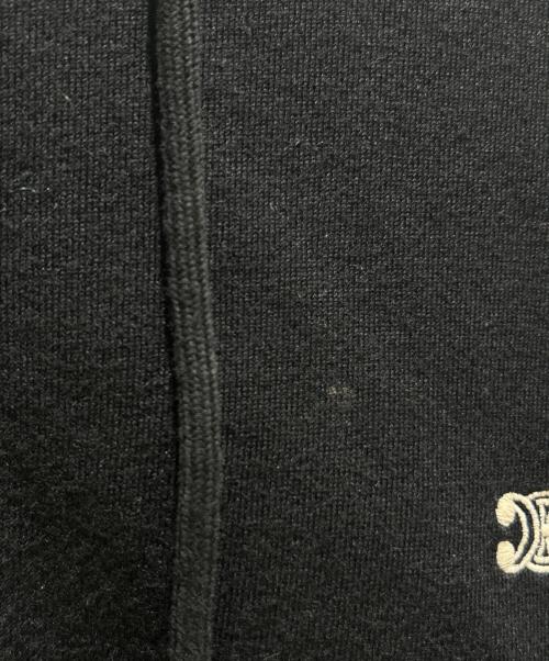 CELINE（セリーヌ）CELINE (セリーヌ) Triomphe Loose Fit Hoodie/トリオンフルーズフーディー/2Y36D4501.38AW ブラック サイズ:Lの古着・服飾アイテム