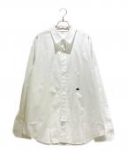 CELINEセリーヌ）の古着「Triomphe Cotton Poplin Loose Shirt/トリンオフコットンポプリン ルーズシャツ/2C983091F.01BC」｜ホワイト