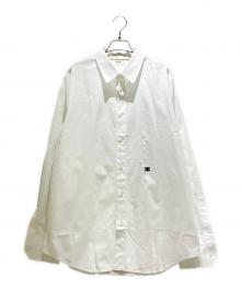 CELINE（セリーヌ）の古着「Triomphe Cotton Poplin Loose Shirt/トリンオフコットンポプリン ルーズシャツ/2C983091F.01BC」｜ホワイト