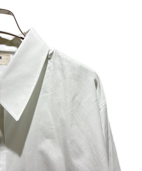 CELINE（セリーヌ）CELINE (セリーヌ) Triomphe Cotton Poplin Loose Shirt/トリンオフコットンポプリン ルーズシャツ/2C983091F.01BC ホワイト サイズ:42の古着・服飾アイテム