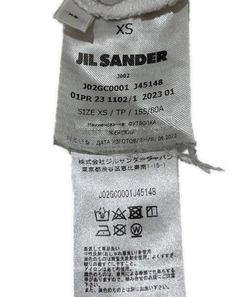 JIL SANDER（ジルサンダー）JIL SANDER (ジルサンダー) ロゴカットソー/J02GC0001 J45148 ホワイト サイズ:XSの古着・服飾アイテム