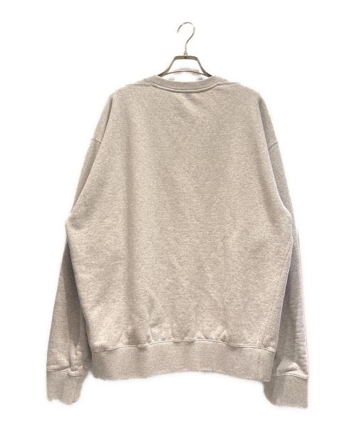 JIL SANDER+（ジルサンダープラス）JIL SANDER+ (ジルサンダープラス) ロゴパッチオーバーサイズスウェット ライトグレー サイズ:Mの古着・服飾アイテム