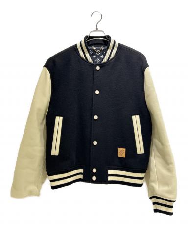 ルイヴィトン  RM252M GIQ HTL64E シグネチャーレザーバーシティブルゾン メンズ 52 中古・古着通販】LOUIS VUITTON (ルイ ヴィトン) Leather Signature