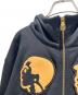 中古・古着 LOUIS VUITTON (ルイ ヴィトン) Face Leather Patch Hoodie/フェイスレザーパッチ フーディー ブラック サイズ:L：280000円