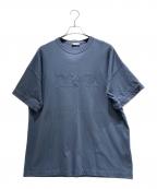 ）の古着「/DIOR × Stone Island Logo Embroidery T-Shirt/DIOR × STONE ISLAND ロゴ刺繍 Tシャツ/493J638A0554」｜ネイビー