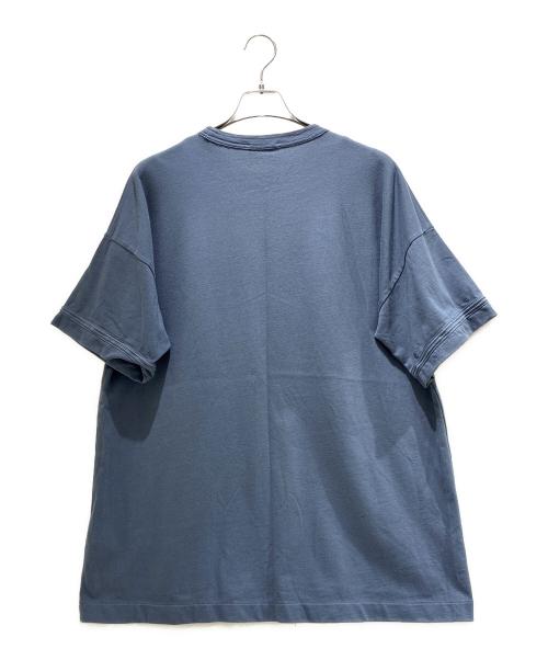 Dior（ディオール）Dior STONE ISLAND /DIOR × Stone Island Logo Embroidery T-Shirt/DIOR × STONE ISLAND ロゴ刺繍 Tシャツ/493J638A0554 ネイビー サイズ:Mの古着・服飾アイテム