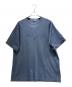 Dior（ディオール）の古着「/DIOR × Stone Island Logo Embroidery T-Shirt/DIOR × STONE ISLAND ロゴ刺繍 Tシャツ/493J638A0554」｜ネイビー