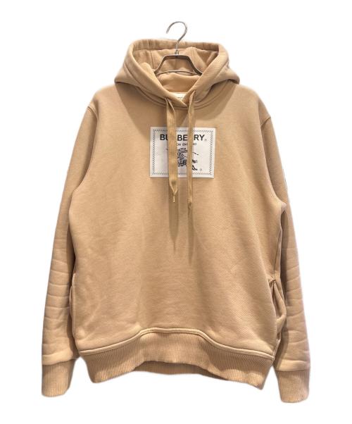BURBERRY LONDON（バーバリーロンドン）BURBERRY LONDON (バーバリーロンドン) ロゴスウェット フーディー ベージュ サイズ:XSの古着・服飾アイテム