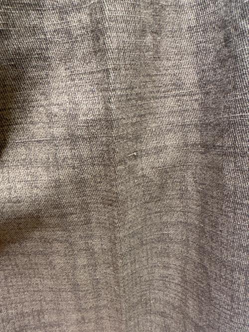 BRIGLIA 1949（ブリリア 1949）BRIGLIA 1949 (ブリリア 1949) リネンテーパードパンツ/スリム ブラウン サイズ:50 未使用品の古着・服飾アイテム