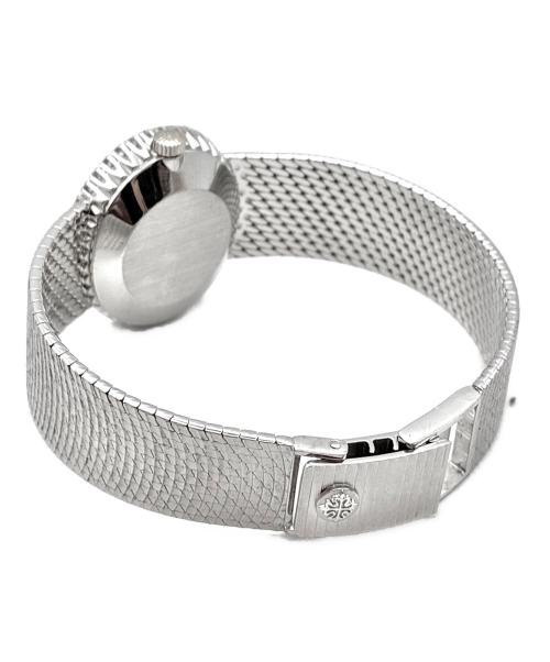 PATEK PHILIPPE（パテックフィリップ）PATEK PHILIPPE Oval Case Diamond Bezel Silver Sigma Dial オーバルケース ダイヤモンドベゼル シルバーシグマダイヤル Ref:3350/1 シルバー文字盤の古着・服飾アイテム