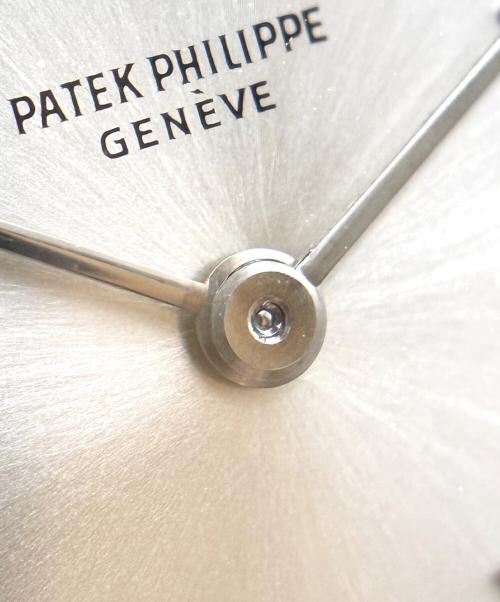 PATEK PHILIPPE（パテックフィリップ）PATEK PHILIPPE Oval Case Diamond Bezel Silver Sigma Dial オーバルケース ダイヤモンドベゼル シルバーシグマダイヤル Ref:3350/1 シルバー文字盤の古着・服飾アイテム