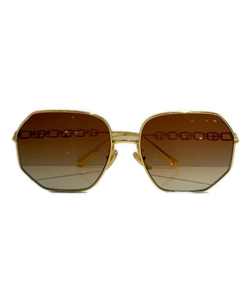 LOUIS VUITTON（ルイ ヴィトン）LOUIS VUITTON (ルイ ヴィトン) マイLV チェーン ラウンド サングラス ブラウン×ゴールド サイズ:60□17 145の古着・服飾アイテム