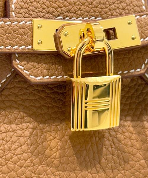 HERMES（エルメス）HERMES (エルメス) バーキン25/Birkin25/ゴールド/ゴールド金具/W刻印2024年製 ゴールド サイズ:25の古着・服飾アイテム