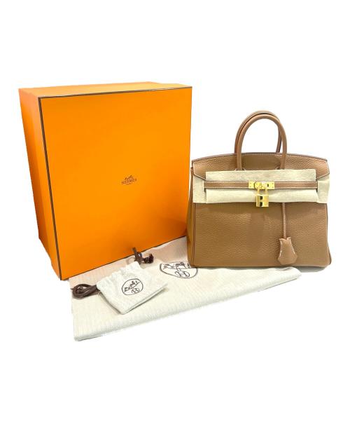 HERMES（エルメス）HERMES (エルメス) バーキン25/Birkin25/ゴールド/ゴールド金具/W刻印2024年製 ゴールド サイズ:25の古着・服飾アイテム