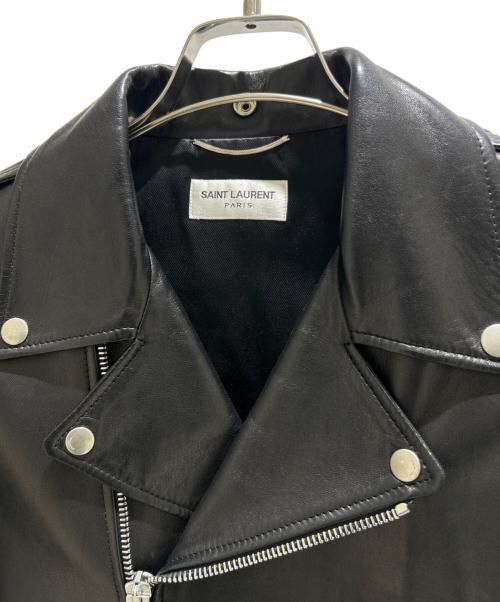 Saint Laurent Paris（サンローランパリ）Saint Laurent Paris (サンローランパリ) L01ライダースジャケット ブラック サイズ:50の古着・服飾アイテム