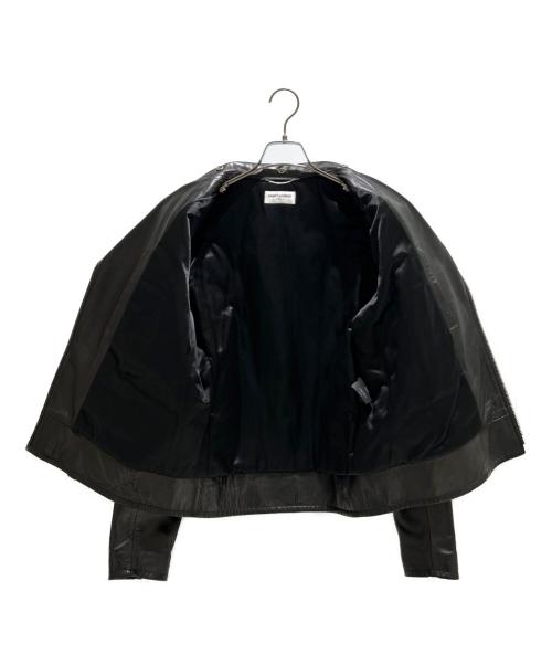 Saint Laurent Paris（サンローランパリ）Saint Laurent Paris (サンローランパリ) L01ライダースジャケット ブラック サイズ:50の古着・服飾アイテム
