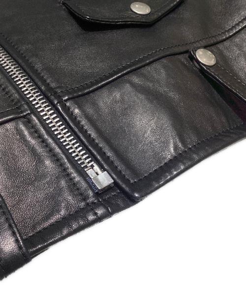 Saint Laurent Paris（サンローランパリ）Saint Laurent Paris (サンローランパリ) L01ライダースジャケット ブラック サイズ:50の古着・服飾アイテム