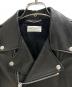 中古・古着 Saint Laurent Paris (サンローランパリ) L01ライダースジャケット ブラック サイズ:50：300000円