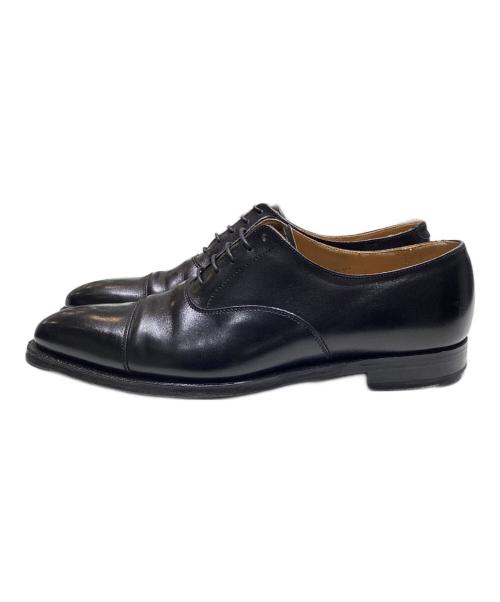 Crockett & Jones（クロケット＆ジョーンズ）Crockett & Jones (クロケット＆ジョーンズ) Hallam/ストレートチップシューズ ブラック サイズ:5 1/2の古着・服飾アイテム