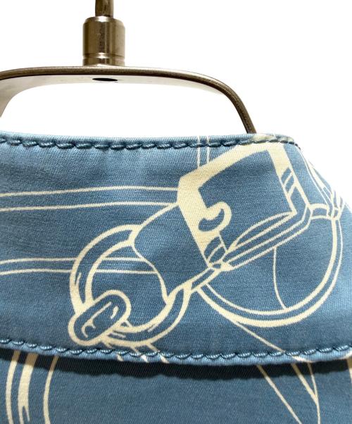 HERMES（エルメス）HERMES (エルメス) EPERON DOR FINESSE スカイブルー×ホワイト サイズ:34の古着・服飾アイテム