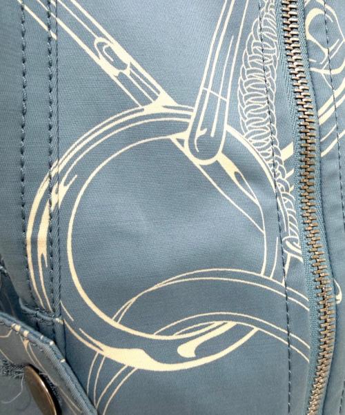 HERMES（エルメス）HERMES (エルメス) EPERON DOR FINESSE スカイブルー×ホワイト サイズ:34の古着・服飾アイテム