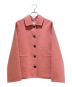 HERMESエルメス）の古着「Cashmere Jacket/カシミヤジャケット/H4H0102DA」｜ピンク