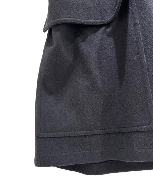 HERMES（エルメス）HERMES (エルメス) カシミヤデザインポンチョ ブラック サイズ:34の古着・服飾アイテム