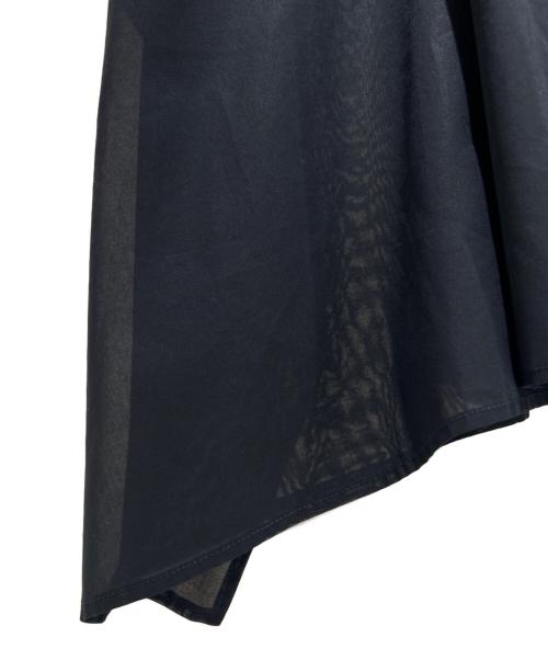 HERMES（エルメス）HERMES (エルメス) Overslit Sheer Shirt/オーバースリット シアーシャツ ブラック サイズ:40の古着・服飾アイテム