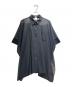 HERMES（エルメス）の古着「Overslit Sheer Shirt/オーバースリット シアーシャツ」｜ブラック