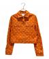 HERMES（エルメス）の古着「Chaine d'Ancre Denim Jacket/シェーヌダンクルデニムジャケット/4H0215D3」｜オレンジ