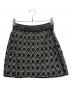 Christian Dior（クリスチャン ディオール）の古着「Cannage Tweed Skirt/カナージュ ツイードスカート/514J03A9521」｜ブラック×ゴールド