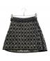 Christian Dior (クリスチャン ディオール) Cannage Tweed Skirt/カナージュ ツイードスカート/514J03A9521 ブラック×ゴールド サイズ:40：100000円