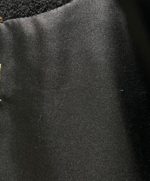 Saint Laurent Paris（サンローランパリ）Saint Laurent Paris (サンローランパリ) Heart Stud Tweed Jacket/ハートスタッズ ツイードジャケット/686537 Y3C73 ブラック サイズ:F36の古着・服飾アイテム