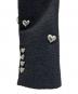 中古・古着 Saint Laurent Paris (サンローランパリ) Heart Stud Tweed Jacket/ハートスタッズ ツイードジャケット/686537 Y3C73 ブラック サイズ:F36：250000円