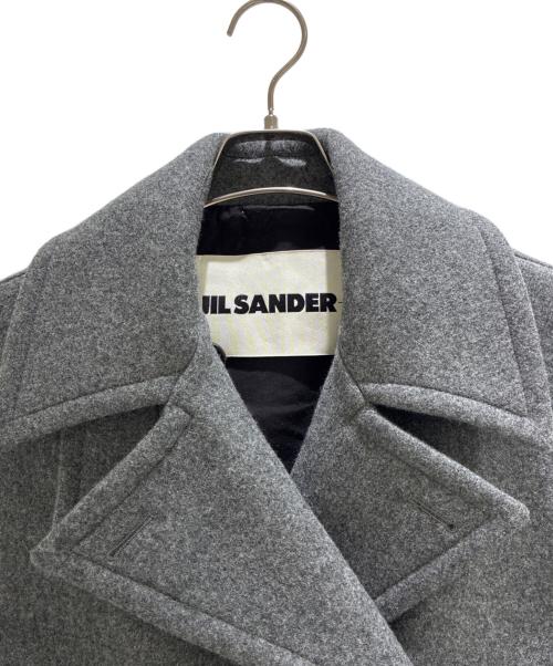 JIL SANDER（ジルサンダー）JIL SANDER (ジルサンダー) ペブル ロングダブルベスト グレー サイズ:XSの古着・服飾アイテム