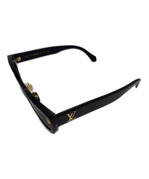 LOUIS VUITTON（ルイ ヴィトン）LOUIS VUITTON (ルイ ヴィトン) LV コンフィデンス・スクエア ラウンドサングラス ブラック サイズ:52□23 150の古着・服飾アイテム