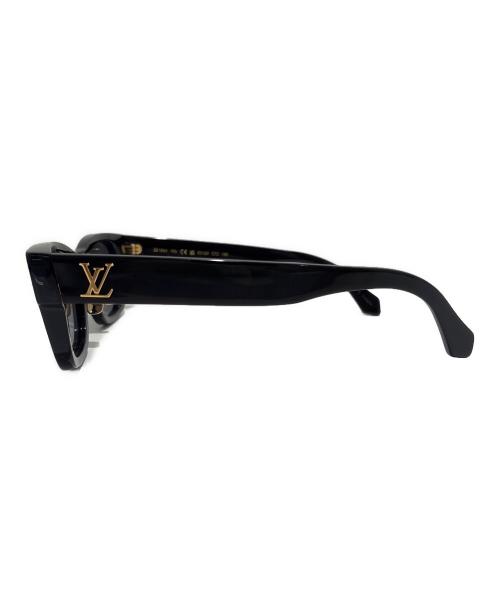 LOUIS VUITTON（ルイ ヴィトン）LOUIS VUITTON (ルイ ヴィトン) LV コンフィデンス・スクエア ラウンドサングラス ブラック サイズ:52□23 150の古着・服飾アイテム