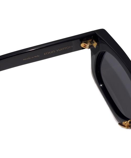 LOUIS VUITTON（ルイ ヴィトン）LOUIS VUITTON (ルイ ヴィトン) LV コンフィデンス・スクエア ラウンドサングラス ブラック サイズ:52□23 150の古着・服飾アイテム