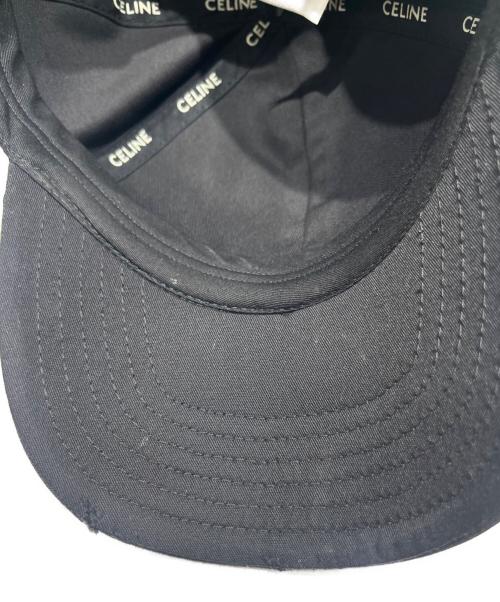 CELINE（セリーヌ）CELINE (セリーヌ) Loose Logo Cap/ルーズロゴキャップ/2AUA1242N ブラック サイズ:Sの古着・服飾アイテム